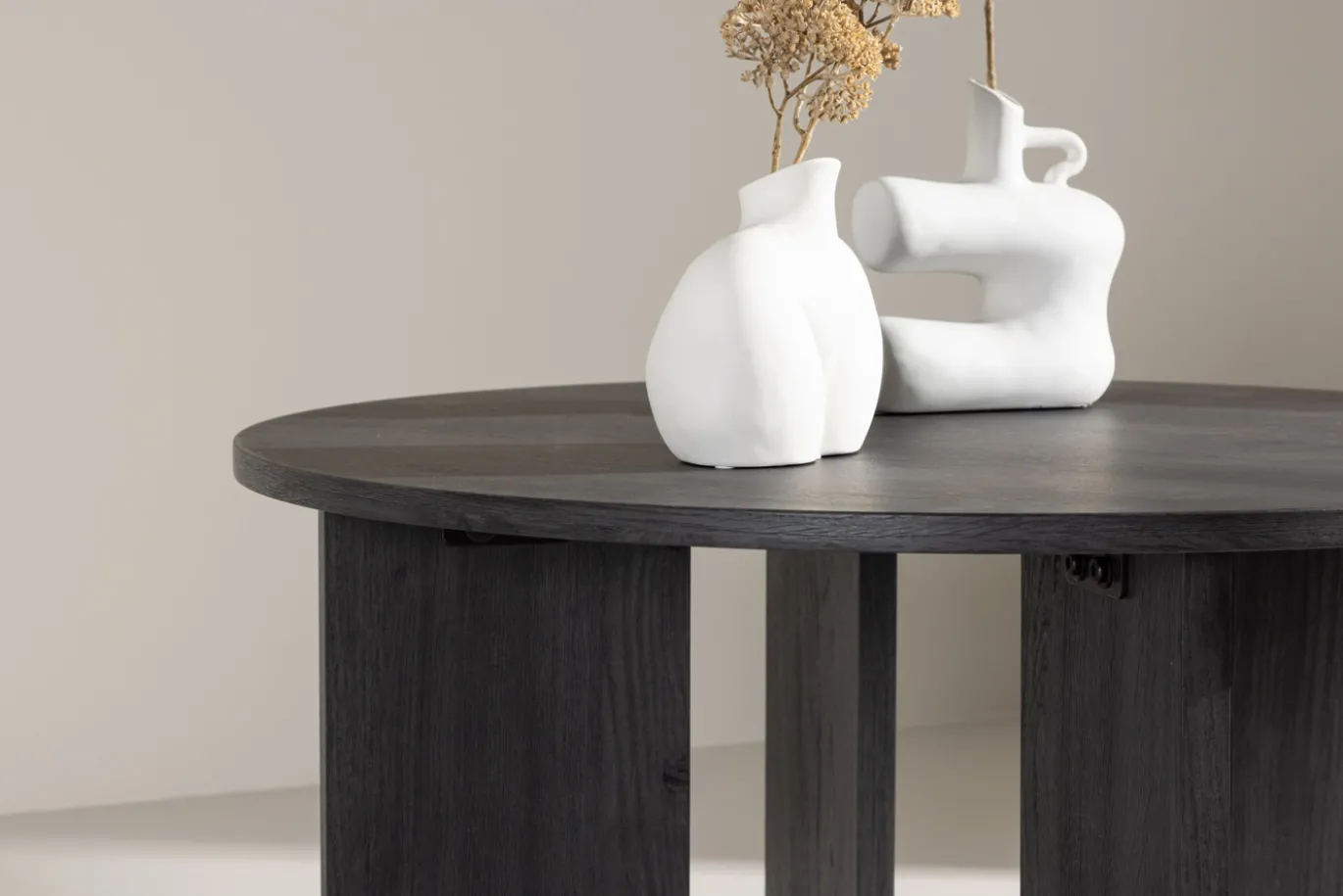 Fjôrd Salontafel Askerön ⌀80cm Zwart