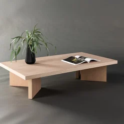Fjôrd Salontafel Bassholmen Whitewash MDF