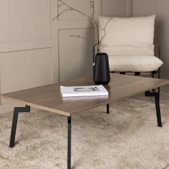 Fjôrd Salontafel Bethan Zwart/Bruin Mdf
