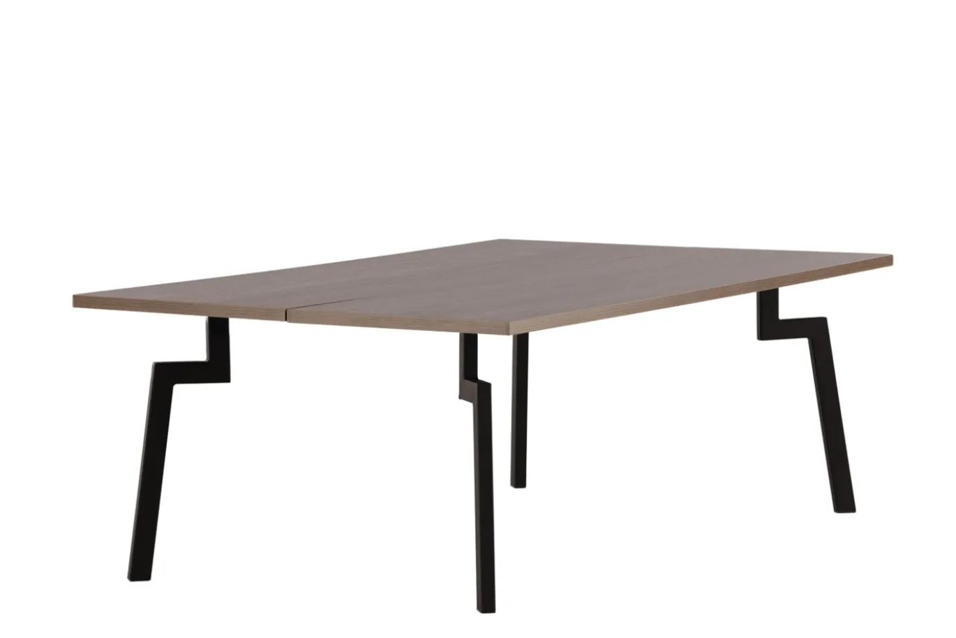 Fjôrd Salontafel Bethan Zwart/Bruin Mdf