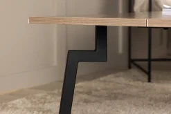 Fjôrd Salontafel Bethan Zwart/Bruin Mdf