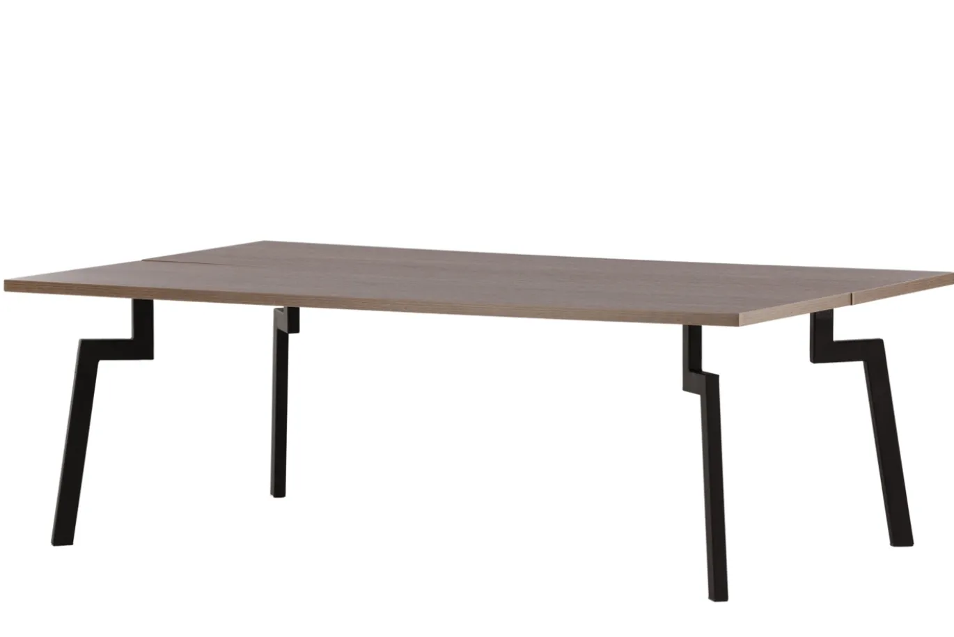 Fjôrd Salontafel Bethan Zwart/Bruin Mdf