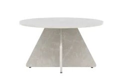 Fjôrd Salontafel Bootcut Beige ⌀80cm