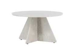 Fjôrd Salontafel Bootcut Beige ⌀80cm