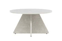 Fjôrd Salontafel Bootcut Beige ⌀80cm