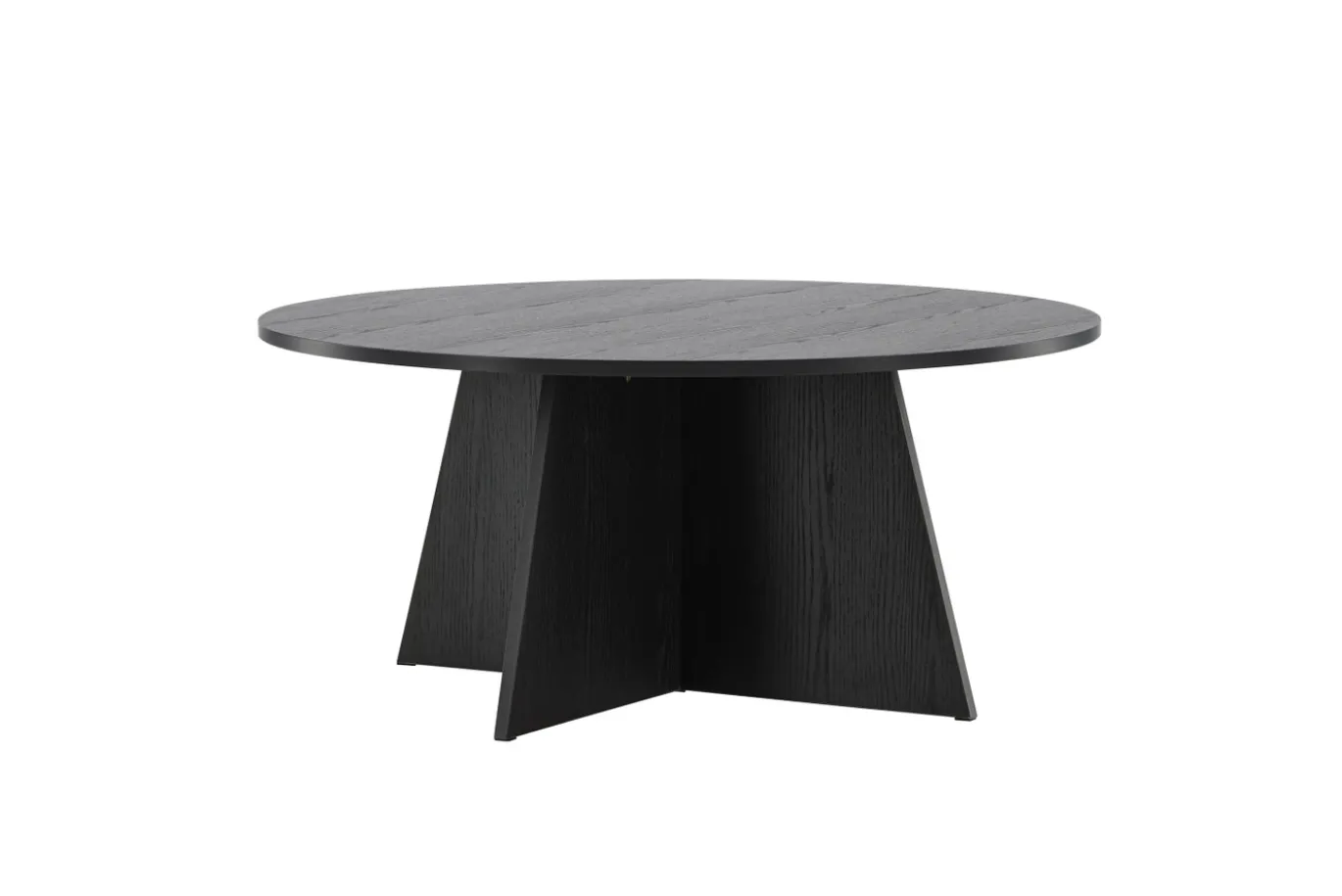 Fjôrd Salontafel Bootcut Zwart Ø100cm