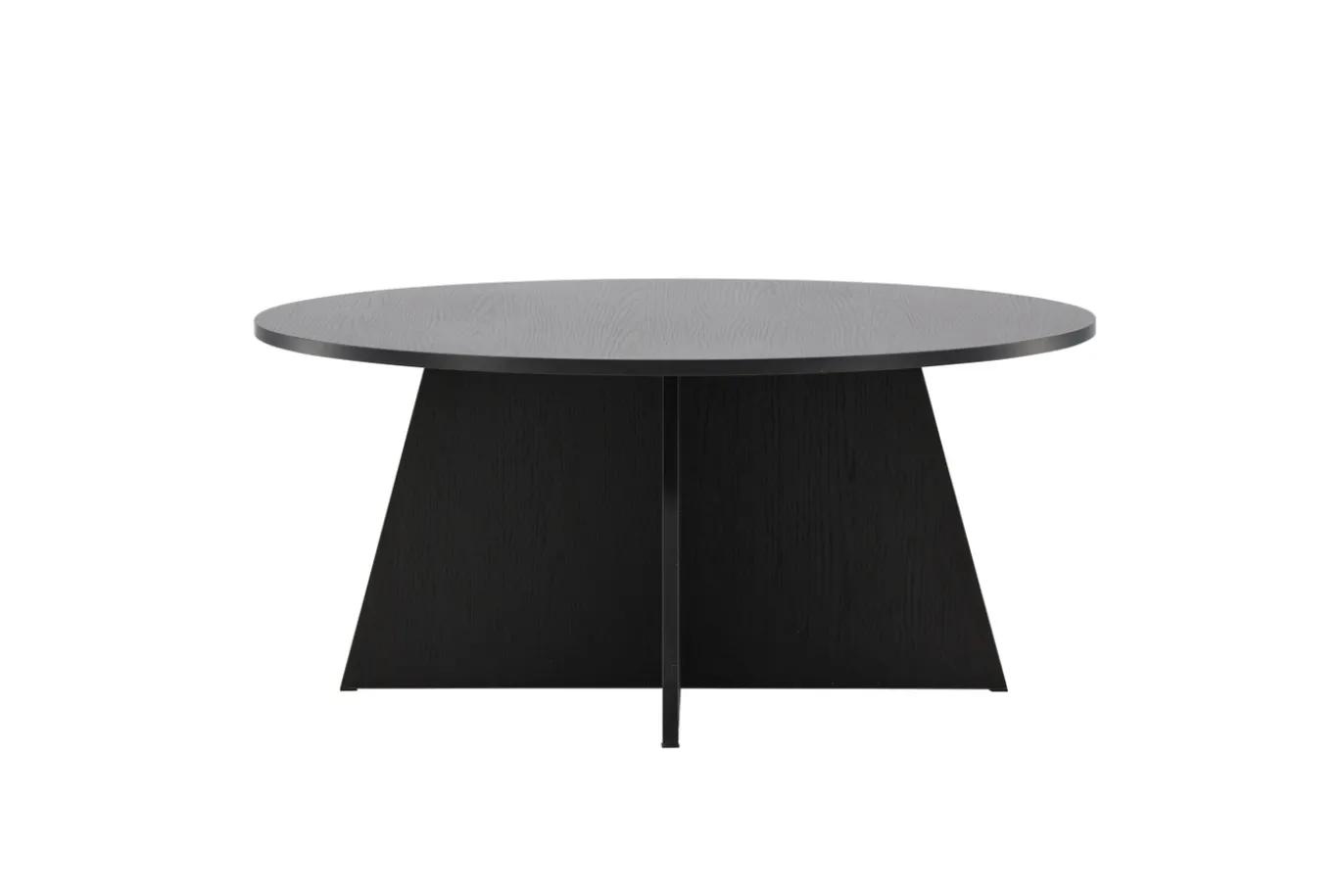 Fjôrd Salontafel Bootcut Zwart Ø100cm