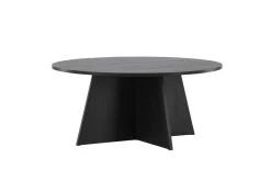 Fjôrd Salontafel Bootcut Zwart Ø100cm