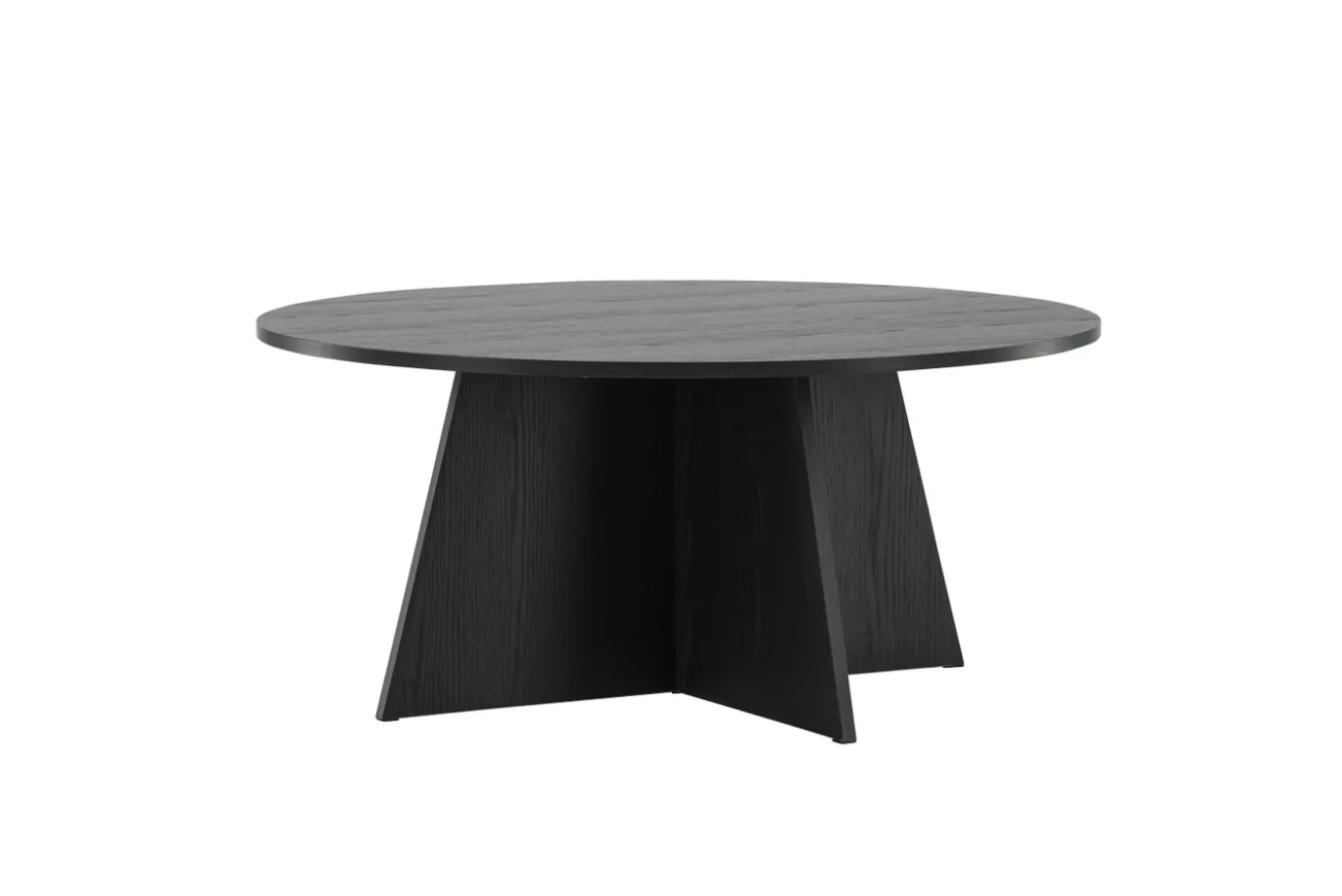 Fjôrd Salontafel Bootcut Zwart Ø100cm