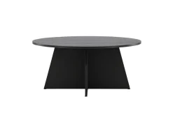 Fjôrd Salontafel Bootcut Zwart Ø100cm