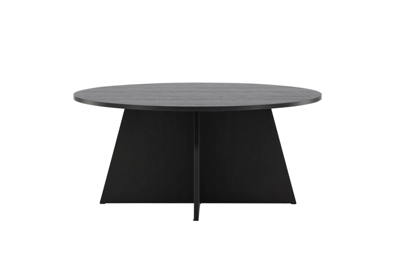 Fjôrd Salontafel Bootcut Zwart Ø100cm