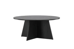 Fjôrd Salontafel Bootcut Zwart Ø100cm