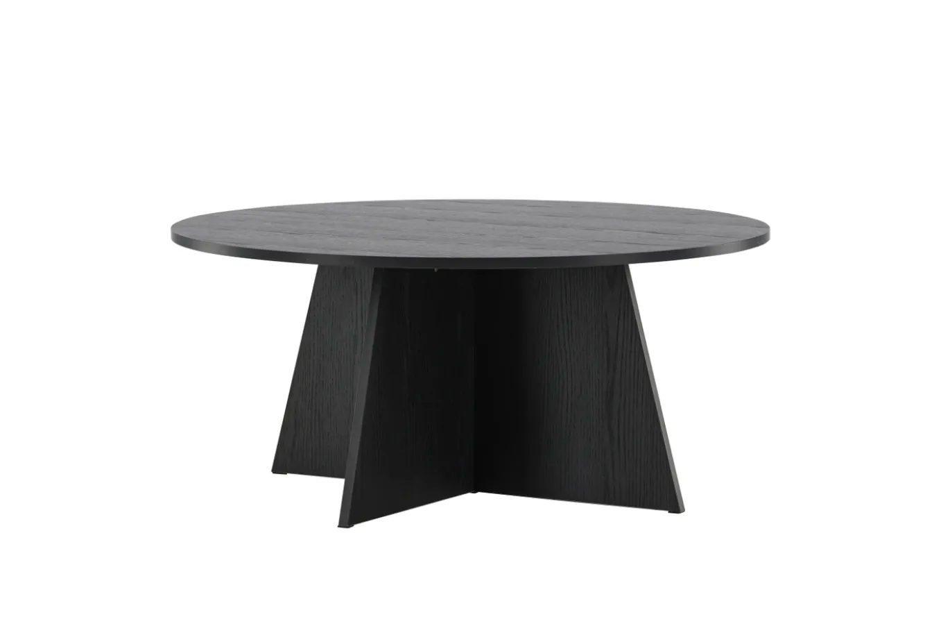 Fjôrd Salontafel Bootcut Zwart Ø100cm