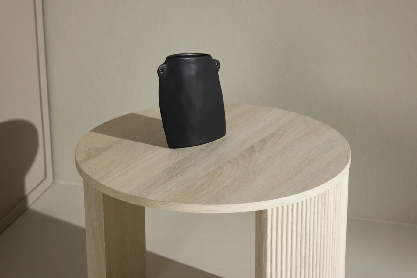 Fjôrd Salontafel Bristol Whitewash ⌀60cm