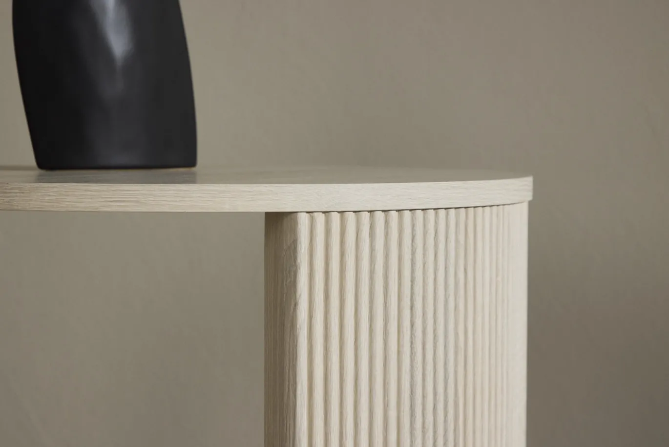 Fjôrd Salontafel Bristol Whitewash ⌀60cm