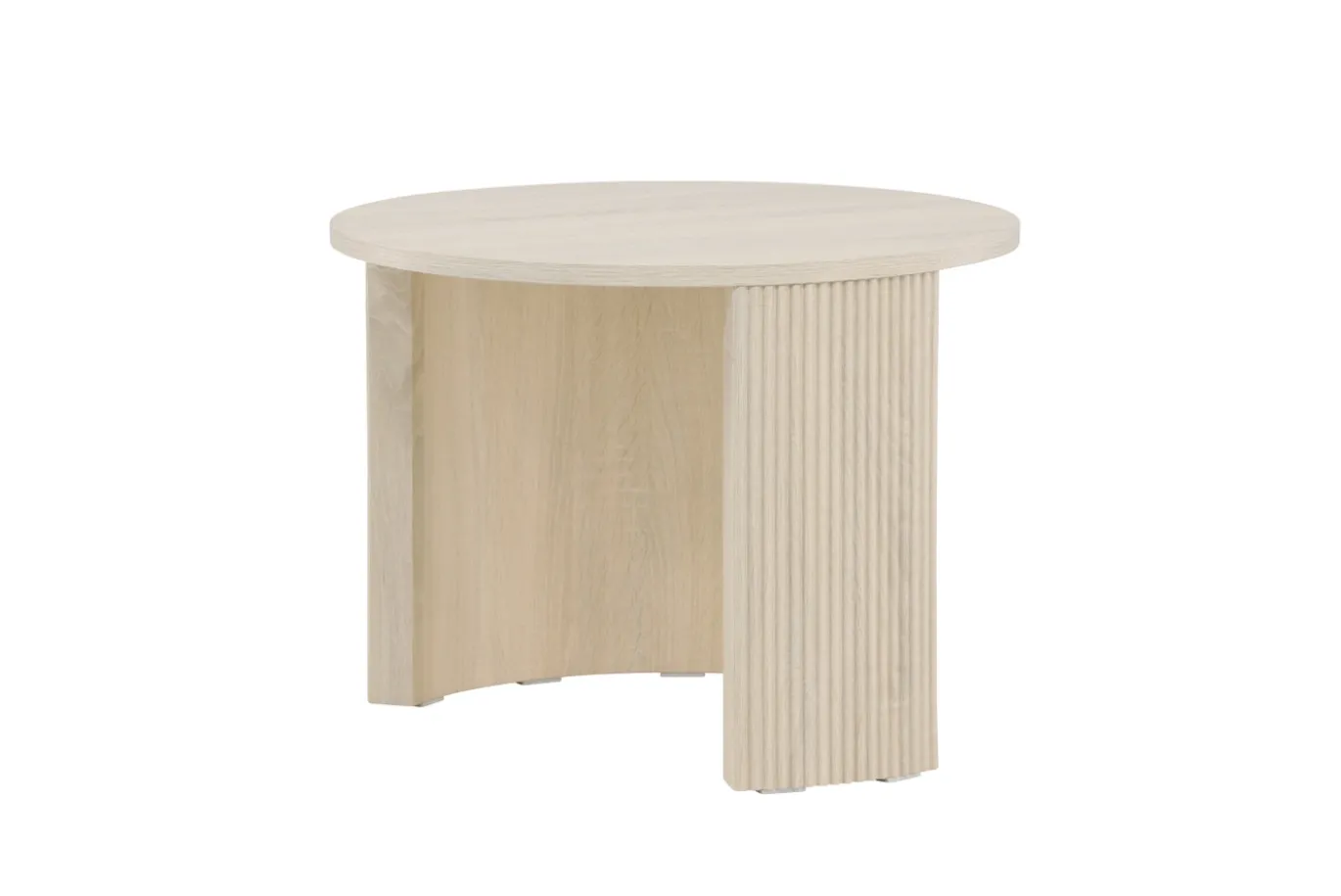 Fjôrd Salontafel Bristol Whitewash ⌀60cm