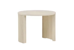 Fjôrd Salontafel Bristol Whitewash ⌀60cm