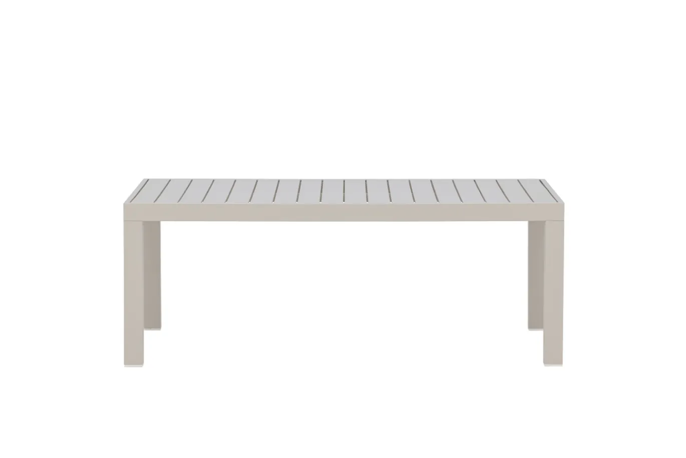 Fjôrd Salontafel Copacabana Aluminium Beige 120x70cm