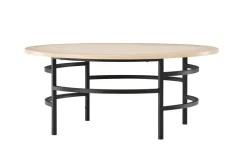 Fjôrd Salontafel Copenhagen Whitewash ⌀100cm