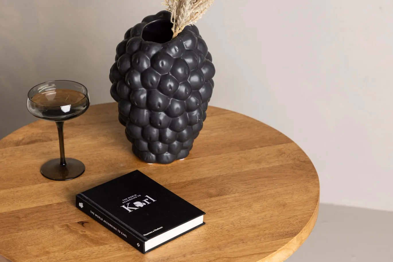 Fjôrd Salontafel Duxbury Naturel Rubberhout Ø60cm