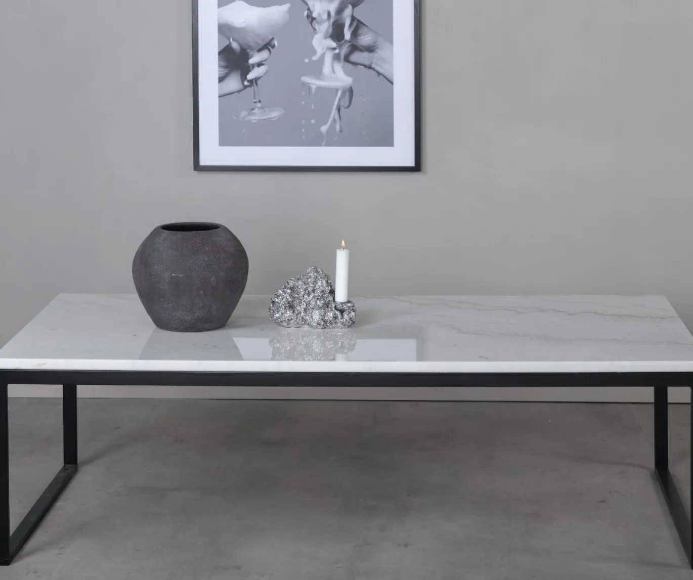 Fjôrd Salontafel Estelle 120x60x36cm Wit Marmer