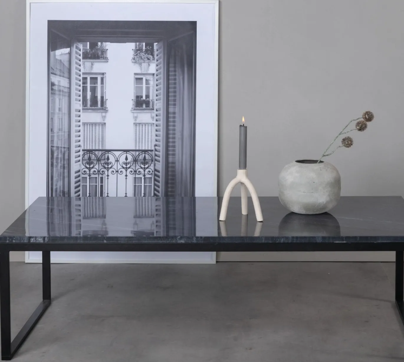 Fjôrd Salontafel Estelle 120x60x36cm Grijs Marmer