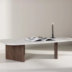 Fjôrd Salontafel Grönvik 130x65cm Mokka Betonlook