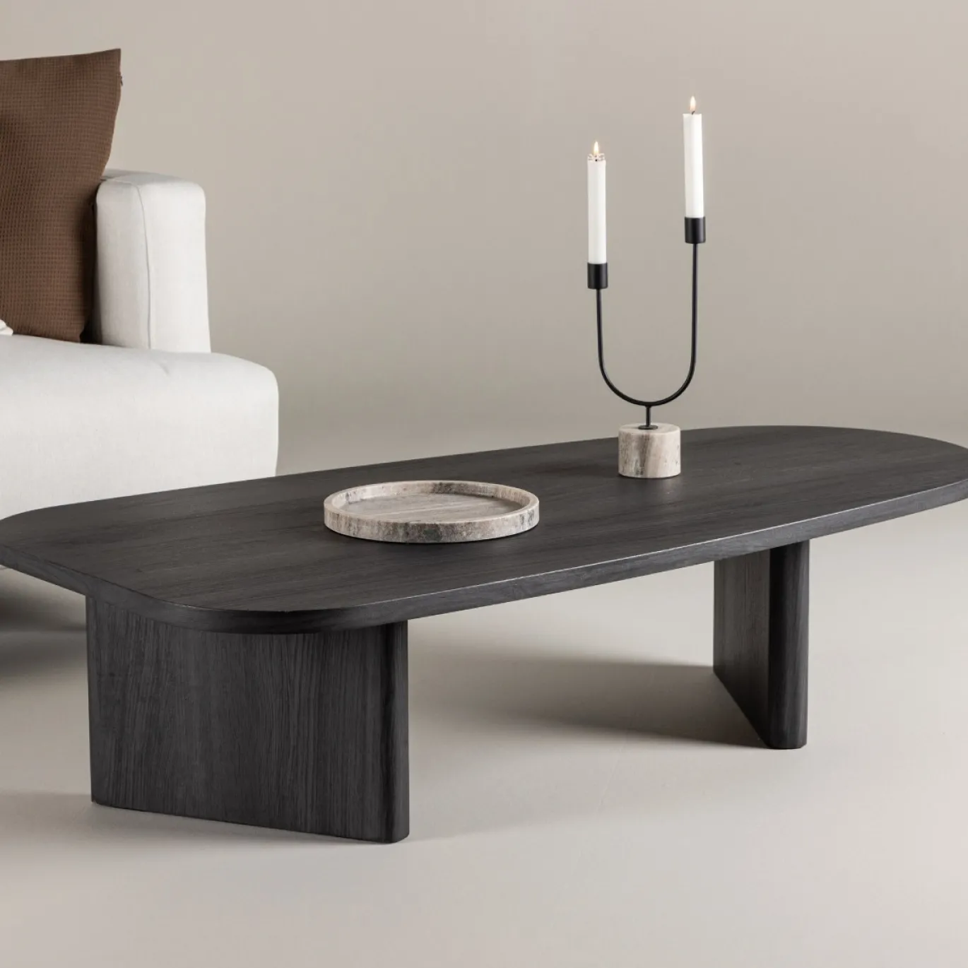 Fjôrd Salontafel Grönvik 130x65cm Zwart