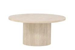 Fjôrd Salontafel Härön Beige Travertinlook ⌀80cm