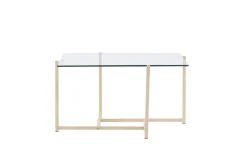 Fjôrd Salontafel Hybrid Glas/Naturel 80x80cm