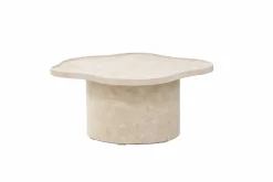 Fjôrd Salontafel Ilse MDF Beige ø90cm