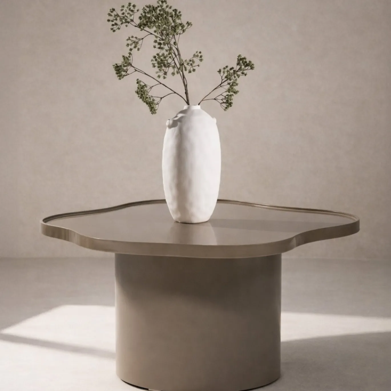 Fjôrd Salontafel Ilse MDF Bruin ø90cm