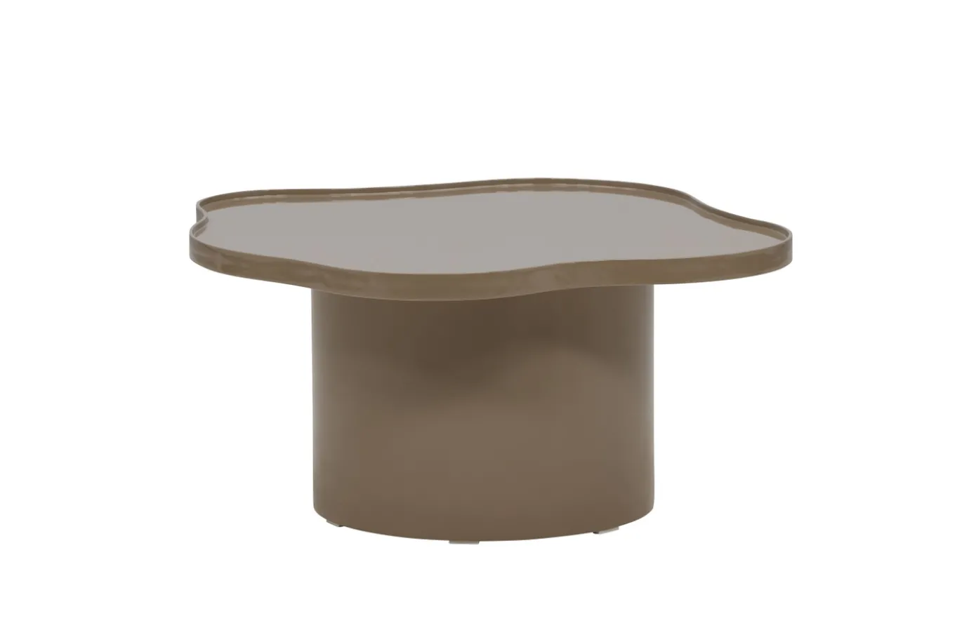 Fjôrd Salontafel Ilse MDF Bruin ø90cm