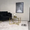 Fjôrd Salontafel Kivik Glas Brushed Brass
