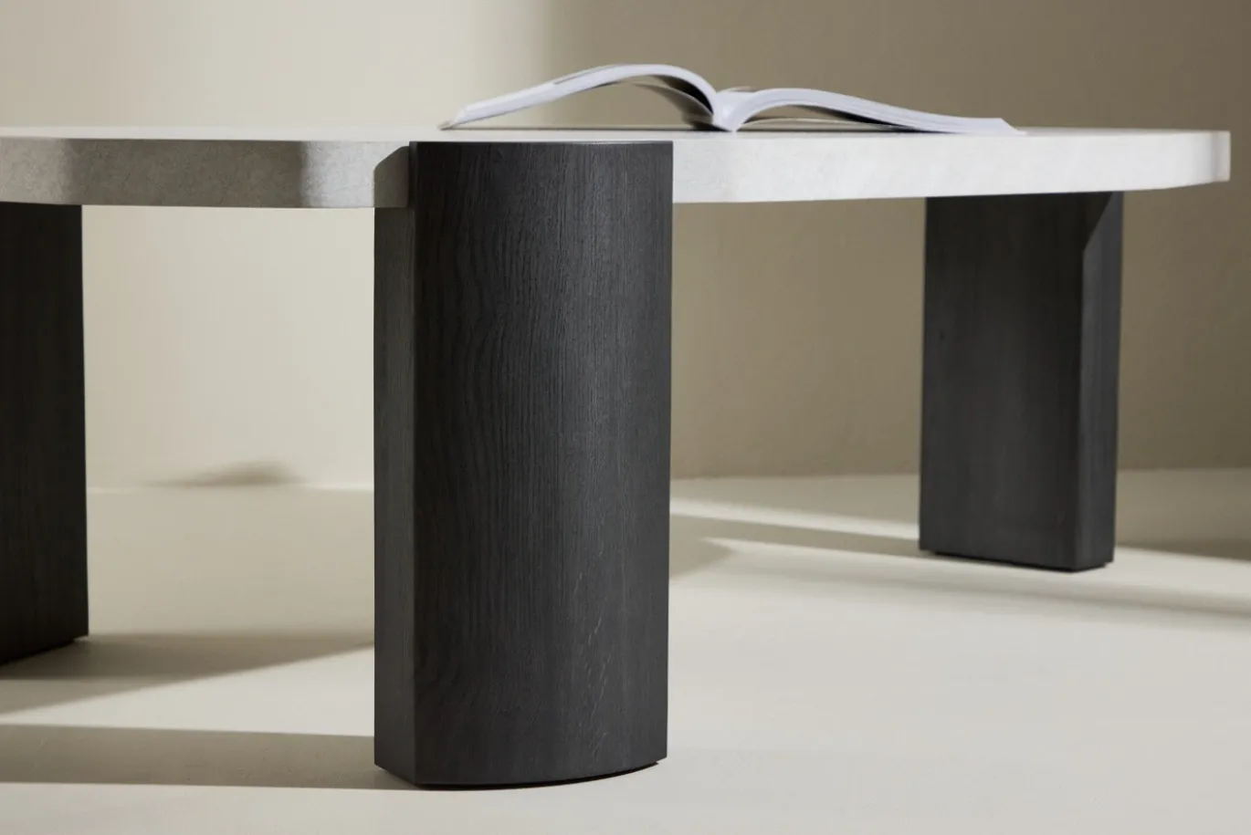 Fjôrd Salontafel Kres Beige 125x71cm