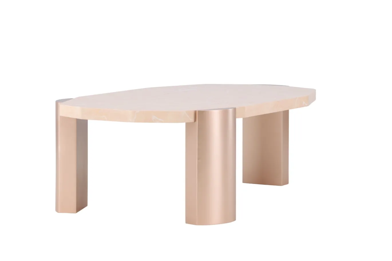 Fjôrd Salontafel Kres Roze 125x71cm