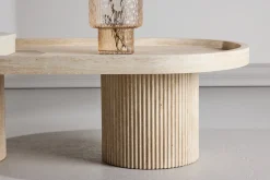 Fjôrd Salontafel Krille Beige Travertinlook 120x60cm