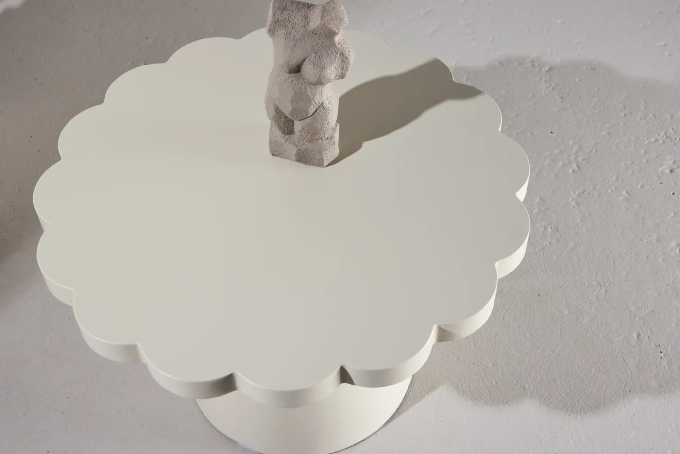 Fjôrd Salontafel Krull Beige ⌀70cm