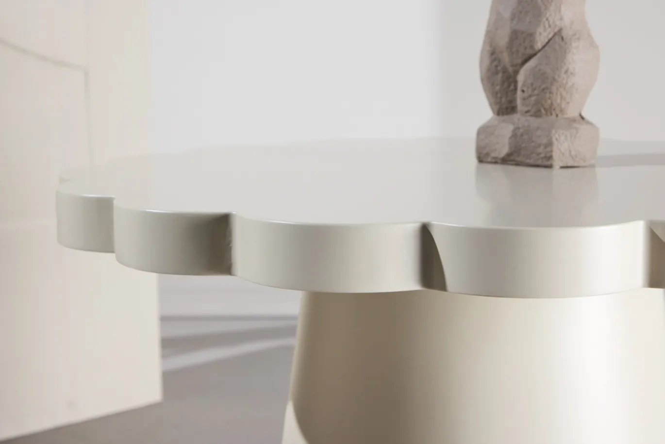 Fjôrd Salontafel Krull Beige ⌀70cm