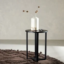 Fjôrd Salontafel Lawton Zwart ⌀40cm