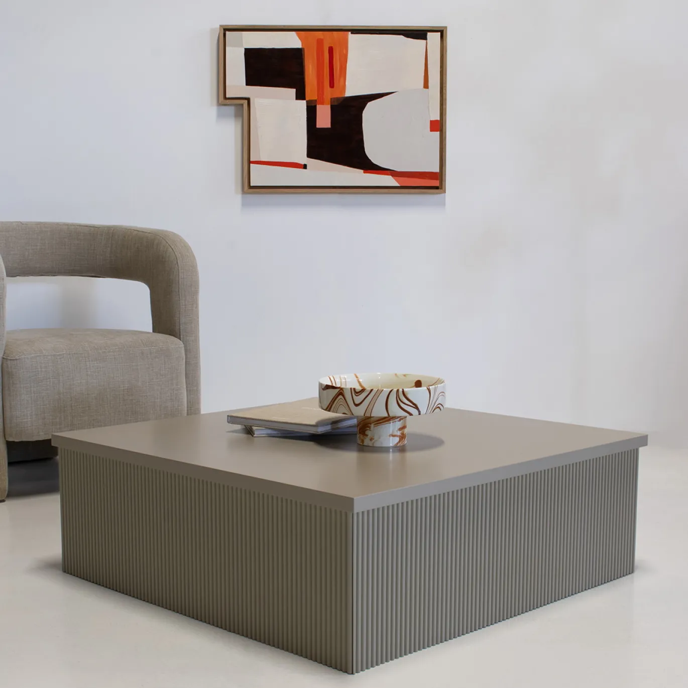 Fjôrd Salontafel Lenox 90x90cm Grijs