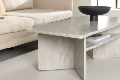 Fjôrd Salontafel Ålesund 120x60 Marmerlook Beige