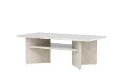 Fjôrd Salontafel Ålesund 120x60 Marmerlook Beige