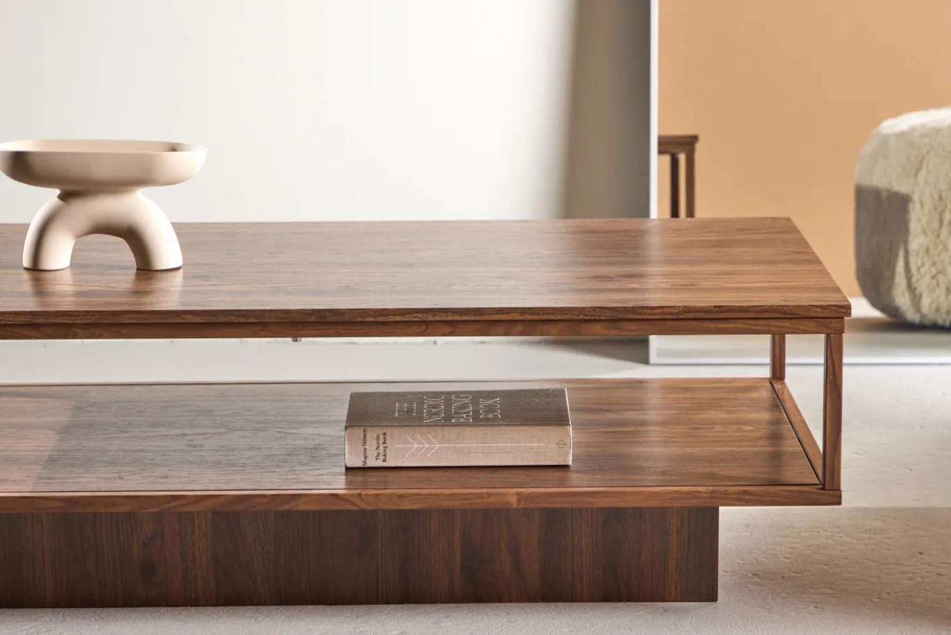 Fjôrd Salontafel Maglehem Walnoot 130x60cm