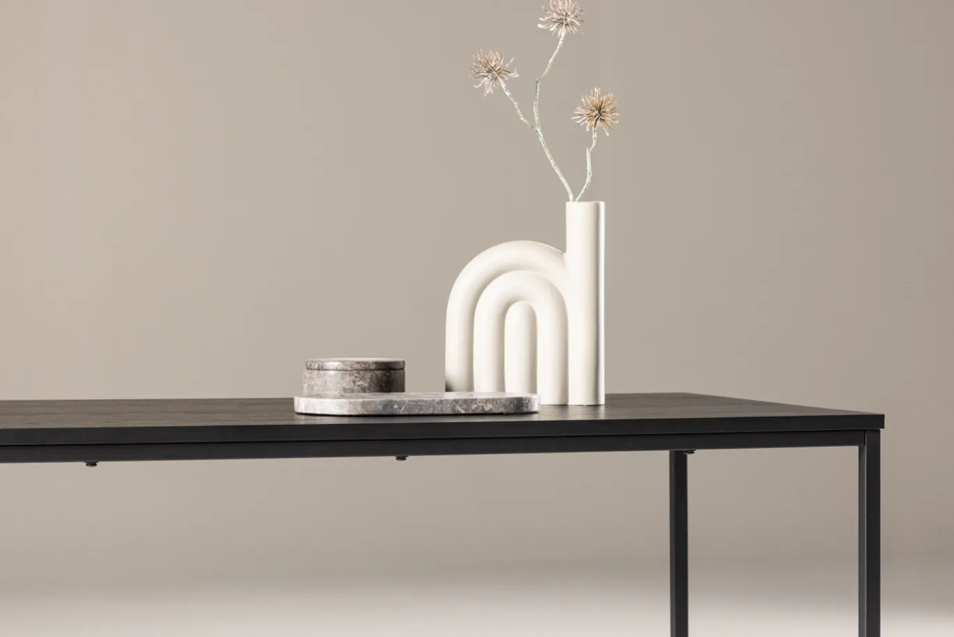 Fjôrd Salontafel Mallan 60x120cm Zwart