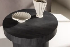 Fjôrd Salontafel Malung Ø80cm Zwart
