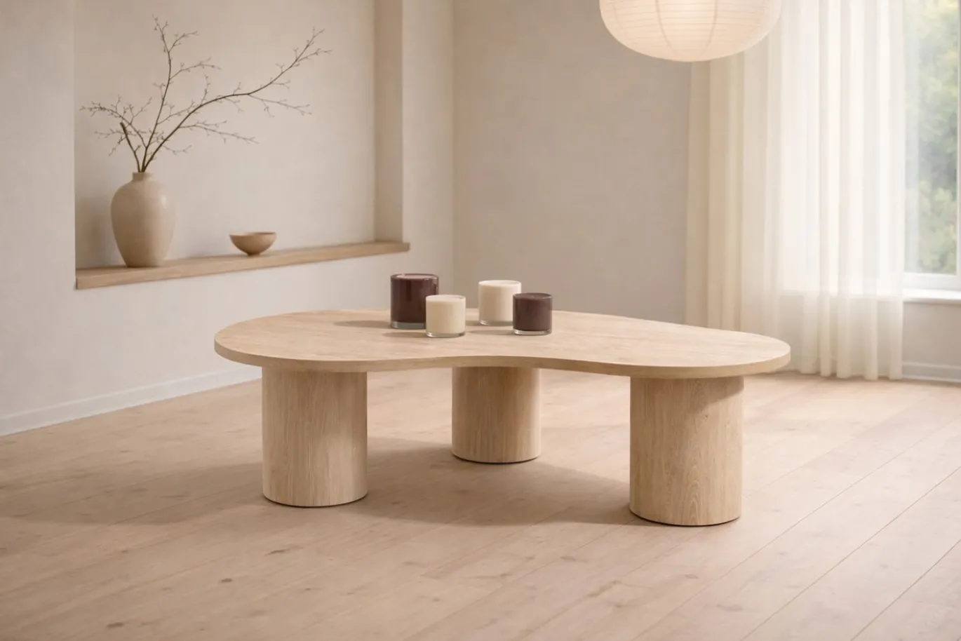 Fjôrd Salontafel Megg Nature 130x78cm