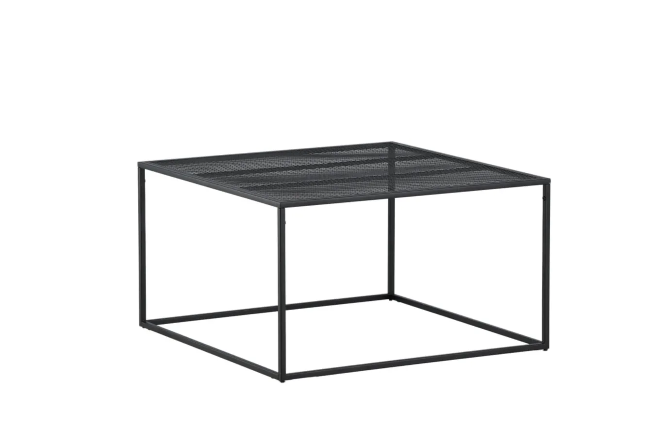 Fjôrd Salontafel Netz 80x80cm Zwart