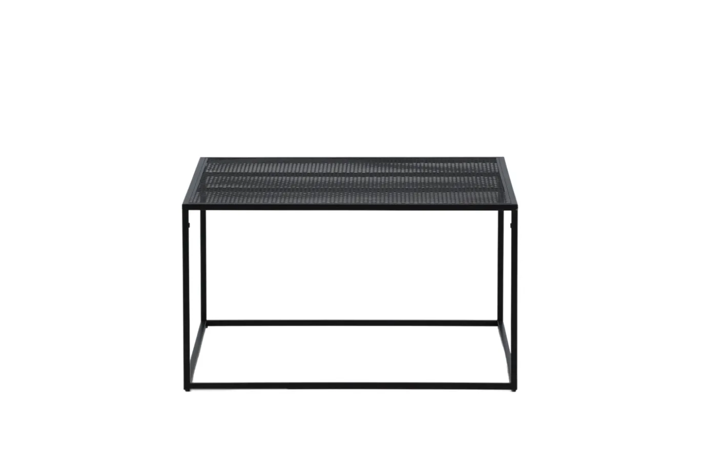 Fjôrd Salontafel Netz 80x80cm Zwart
