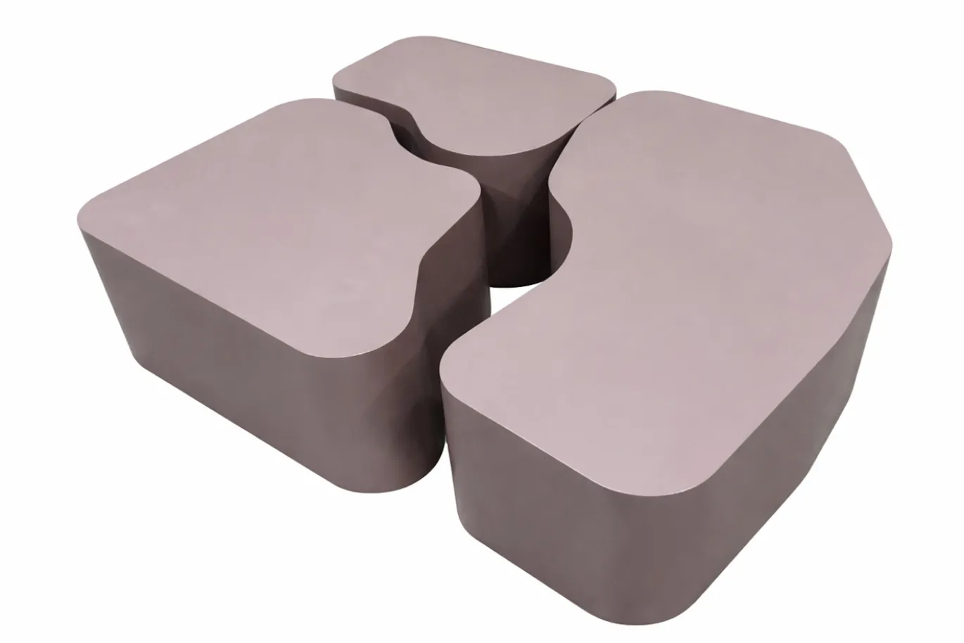 Fjôrd Salontafel Nordland Bruin Set van 3